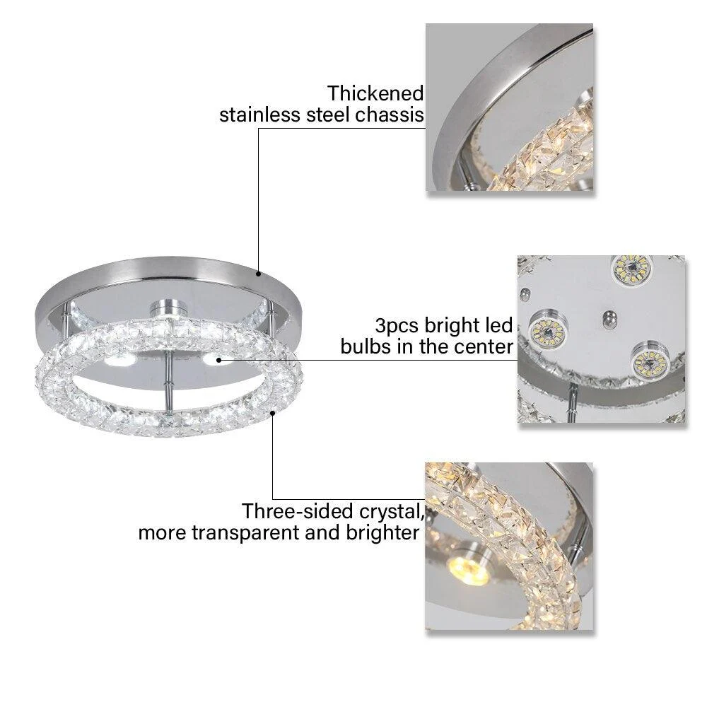 K9 Crystal LED Chandelier Ceiling Lamp -  - #tag1#