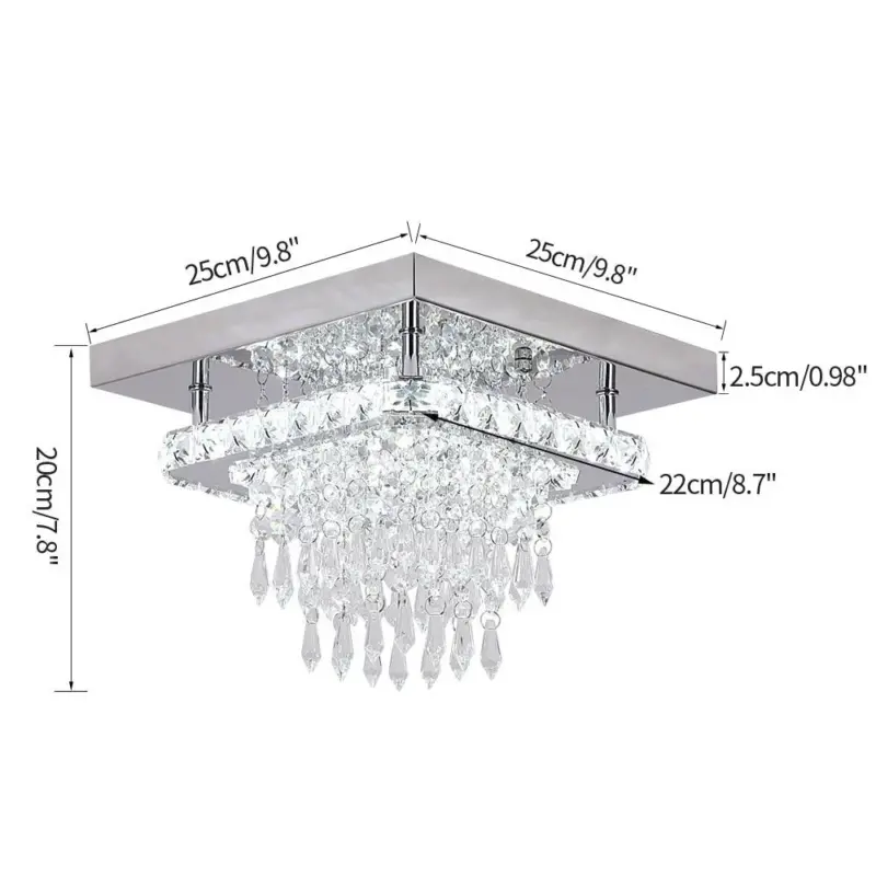 K9 Crystal LED Chandelier Ceiling Lamp tag1