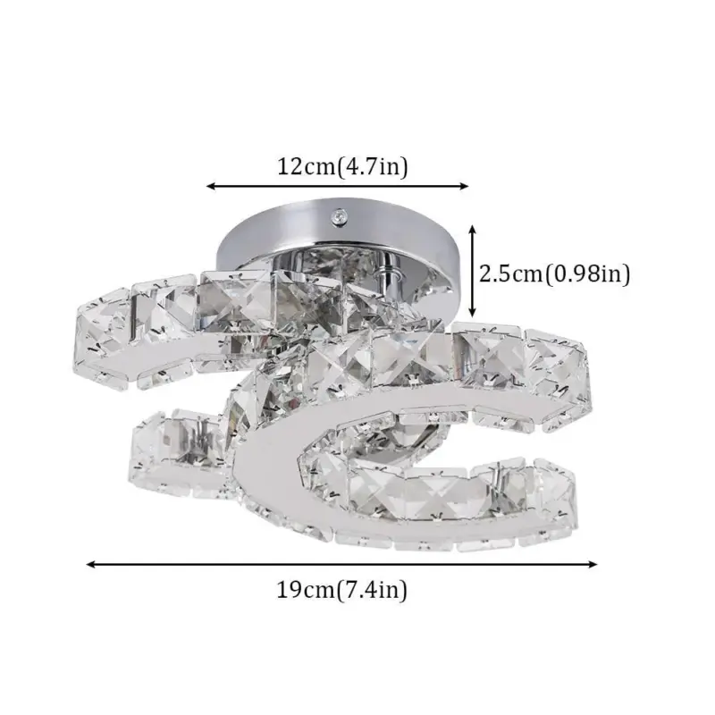 K9 Crystal LED Chandelier Ceiling Lamp tag1