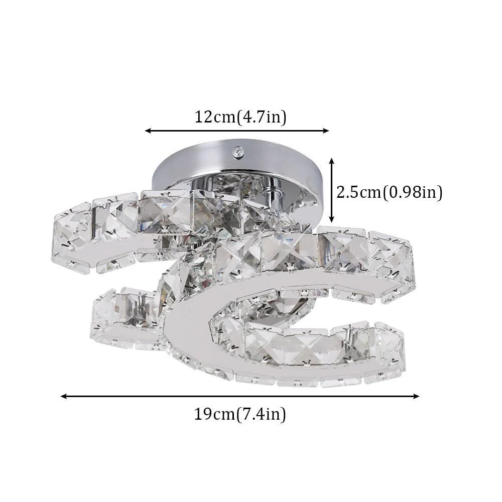 K9 Crystal LED Chandelier Ceiling Lamp -  - #tag1#