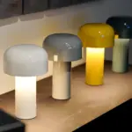 KabelloseRetro DesignLEDTischlampemitTouch FunktionundUSB5
