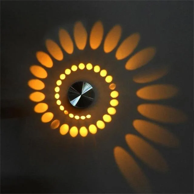 Kalene - Modern LED Spiral Ceiling Light - Homeko