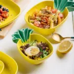Kawaii Ceramic Pineapple Plates