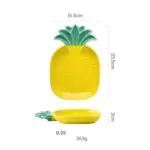 Kawaii Ceramic Pineapple Plates