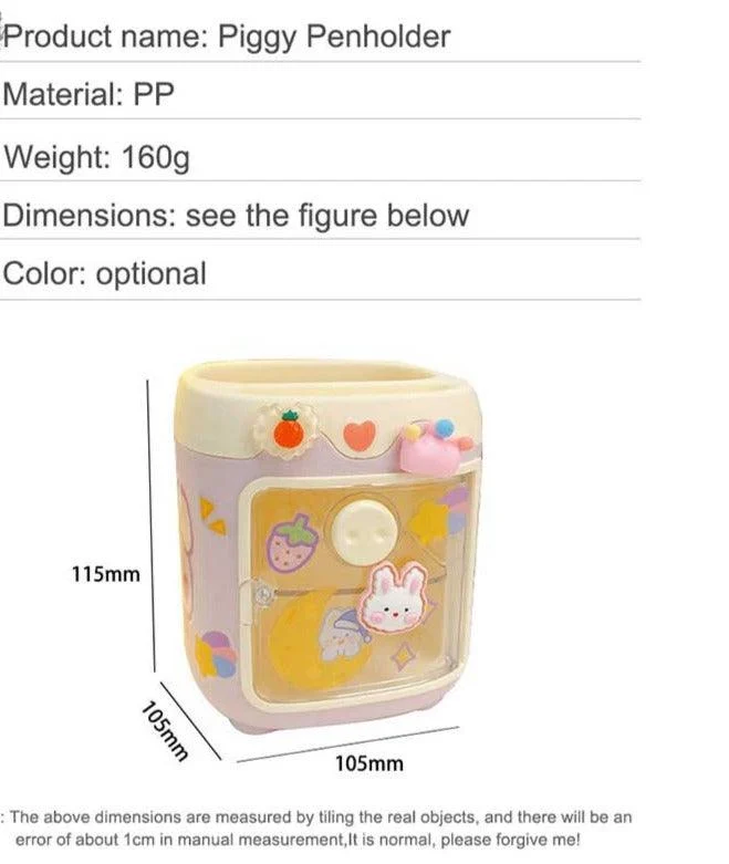 Kawaii Pen Stationery Holder -