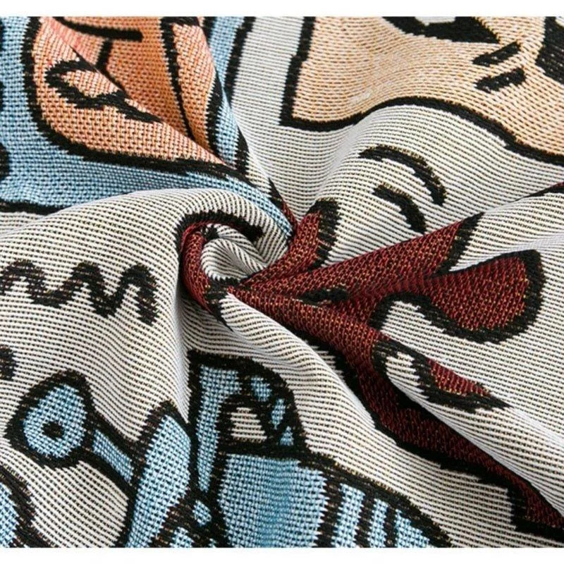 Keith Haring Jigsaw Throw Blanket -  - #tag1#