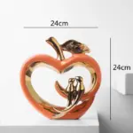 Keramische Holle Ambachten Apple Gouden Vogel Simulatie Dier Keramische Handwerk Woninginrichting Decoratie Accessoires Beeldjes.jpg 640x640 55737e76 7b9c 45ac 8ad2 d77c663562cd