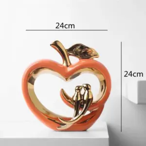Glazed Apple - Ceramic Apple Decoration