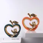 Keramische Holle Ambachten Apple Gouden Vogel Simulatie Dier Keramische Handwerk Woninginrichting Decoratie Accessoires Beeldjes 9fb148e4 cabd 422c a79c 727e799b02fd