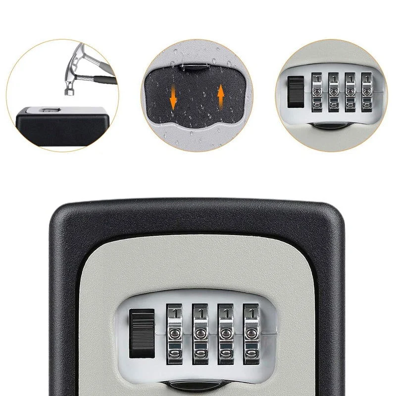 Key Lock Box Wall Mounted -  - #tag1#