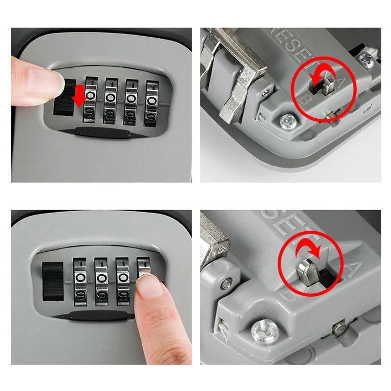 Key Lock Box Wall Mounted -  - #tag1#