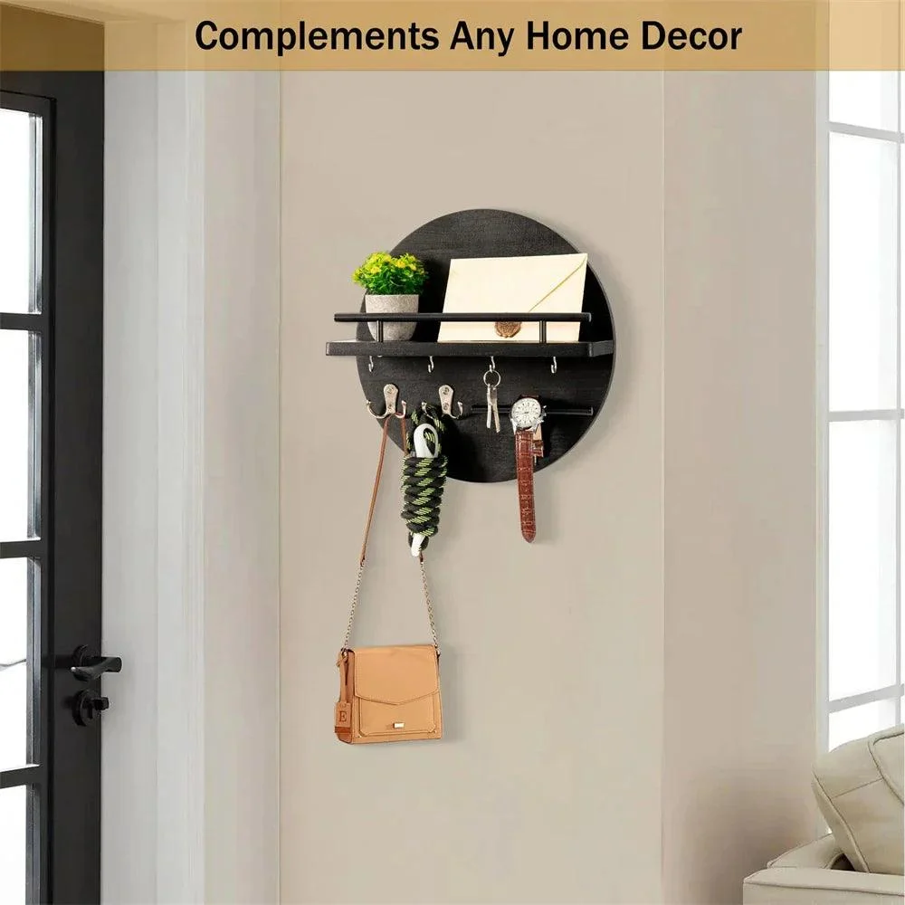 Key holder round - Wood Environmentally friendly -  - #tag1#