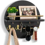 Key holder round Wood Environmentally friendly tag1