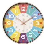 Kids Bedroom Nursery Silent Wall Clock 12 Inches