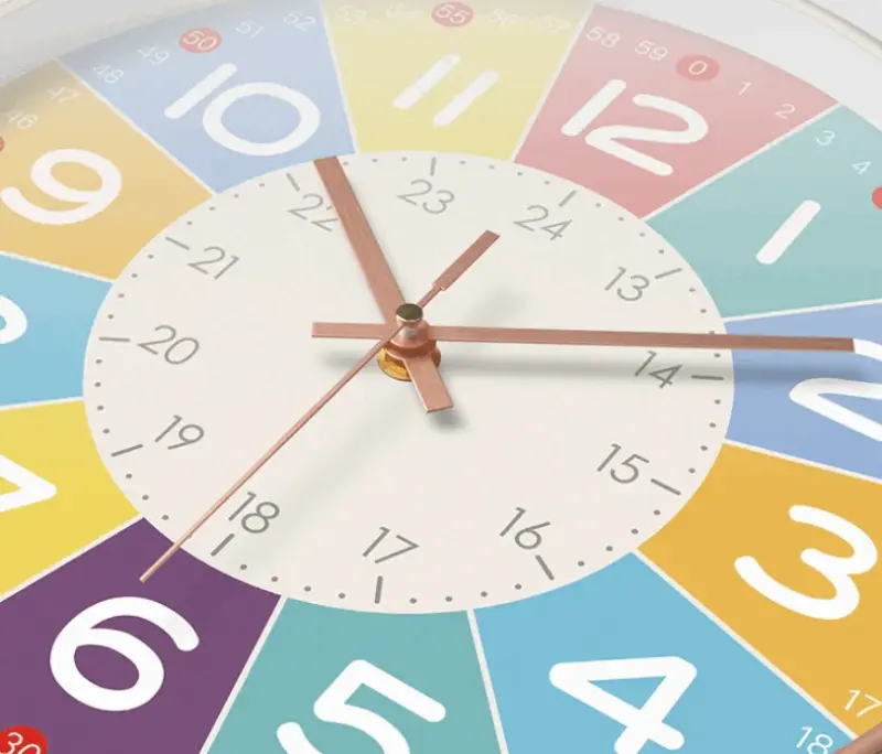 Kids Bedroom Nursery Silent Wall Clock 12 Inches