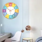 Kids Bedroom Nursery Silent Wall Clock 12 Inches