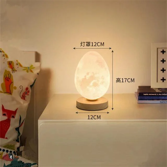 Kids Girls Astronaut Moon Lighting LED Bedroom Bedside Romantic lamp -