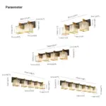 Kirsten Design LED Wall Lamp Two Flame Crystal Bathroom tag1