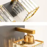 Kirsten Design LED Wall Lamp Two Flame Crystal Bathroom tag1