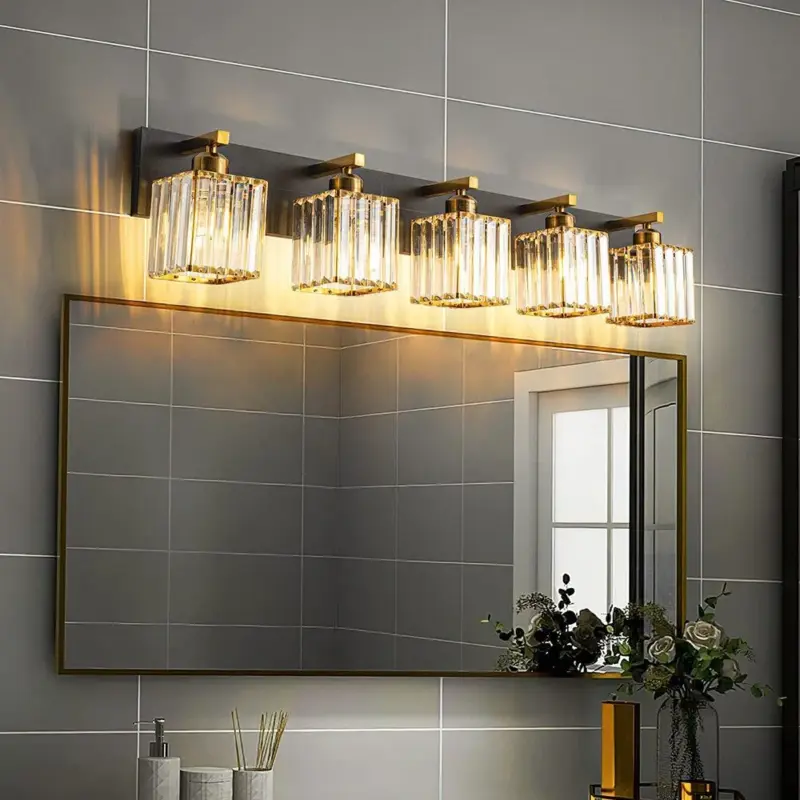 Kirsten Design LED Wall Lamp Two Flame Crystal Bathroom tag1