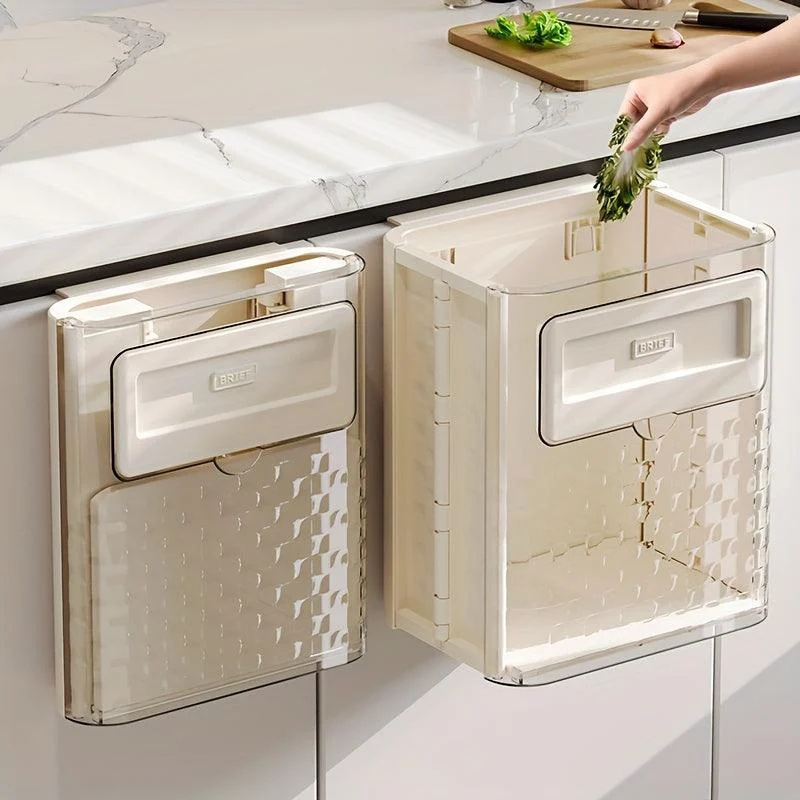 Kitchen Cabinet Door Wall Hanging Trash Storage Bucket -  - #tag1#