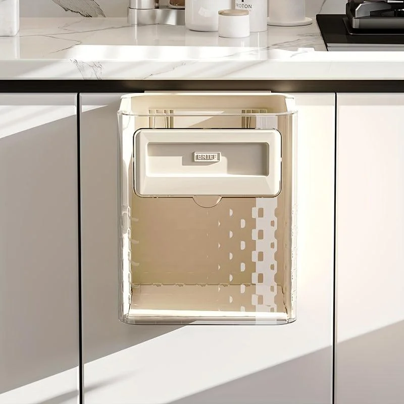 Kitchen Cabinet Door Wall Hanging Trash Storage Bucket -  - #tag1#