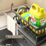 Kitchen Dish Drainer Stainless Steel Kitchen Accessories Organizer tag1