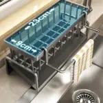 Kitchen Dish Drainer Stainless Steel Kitchen Accessories Organizer tag1