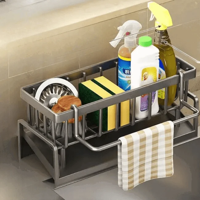 Kitchen Dish Drainer - Stainless Steel - Kitchen Accessories Organizer -  - #tag1#