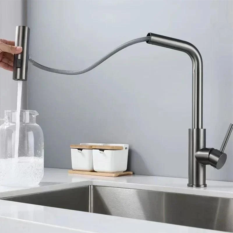 Kitchen Faucet - Waterfall Pull-Out Hand Shower -  - #tag1#