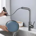 Kitchen_Faucet_-_Waterfall_Pull-Out_Hand_Shower_-_-_tag1_-4285449 Kitchen Faucet Waterfall Pull Out Hand Shower tag1