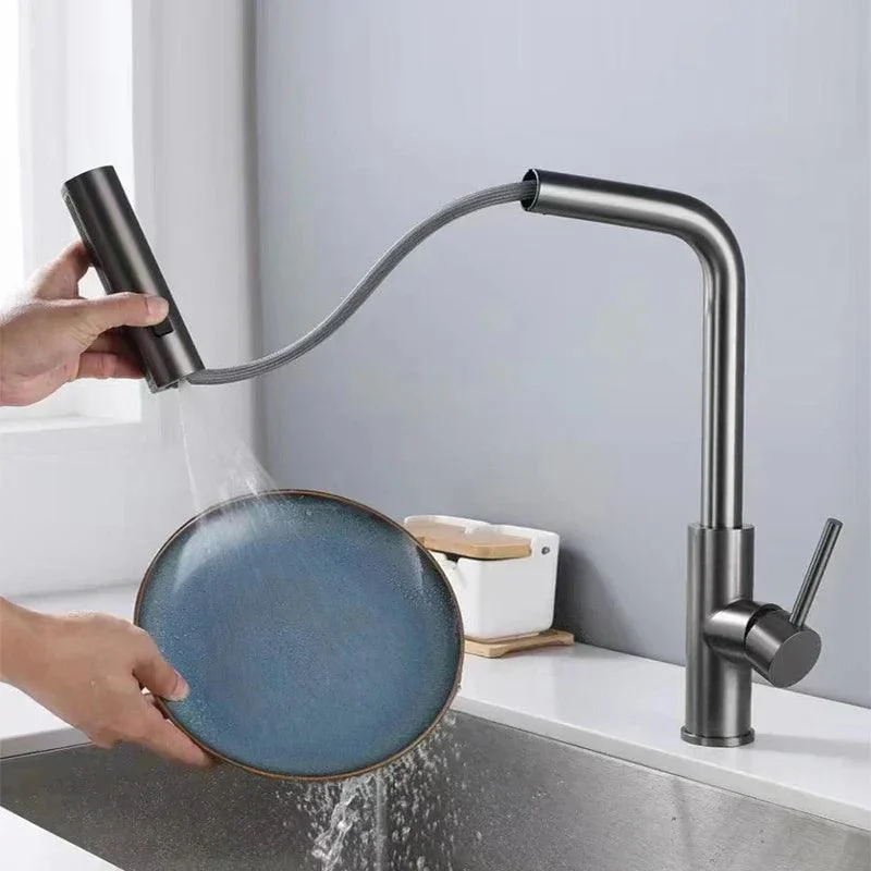 Kitchen Faucet - Waterfall Pull-Out Hand Shower -  - #tag1#
