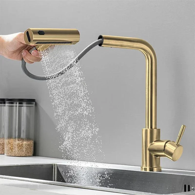 Kitchen Faucet - Waterfall Pull-Out Hand Shower -  - #tag1#