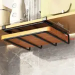 Kitchen Hanging Organizer Organix For Under Cabinet Paper Towel Cutting Board Holder tag1