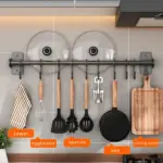 Kitchen Hook Rack Wall Storage tag1