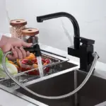 Kitchen Sink Faucet Flexible Pull Out on Sale tag1