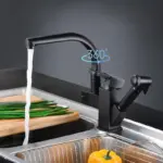 Kitchen Sink Faucet Flexible Pull Out on Sale tag1