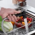 Kitchen Sink Faucet Flexible Pull Out on Sale tag1