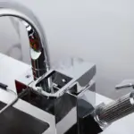 Kitchen Sink Faucet Flexible Pull Out on Sale tag1