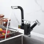 Kitchen Sink Faucet Flexible Pull Out on Sale tag1