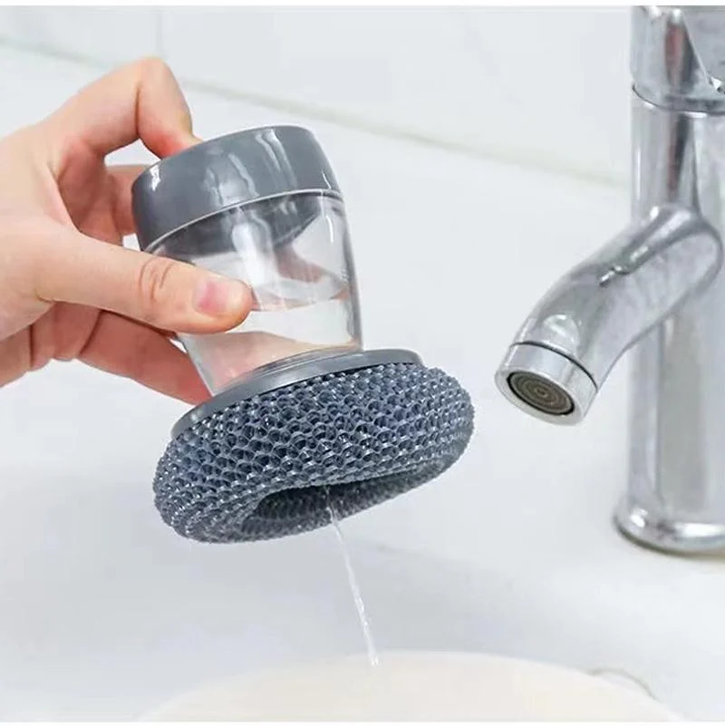 Kitchen Soap Dispensing Palm Brush -  - #tag1#