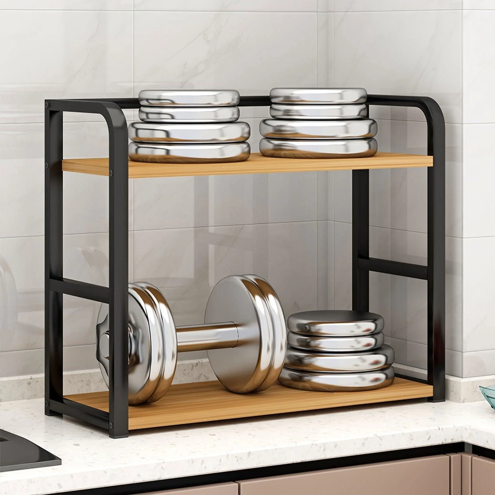 Kitchen Storage Rack - Spicify - Stainless Steel - Countertop Organizer -  - #tag1#