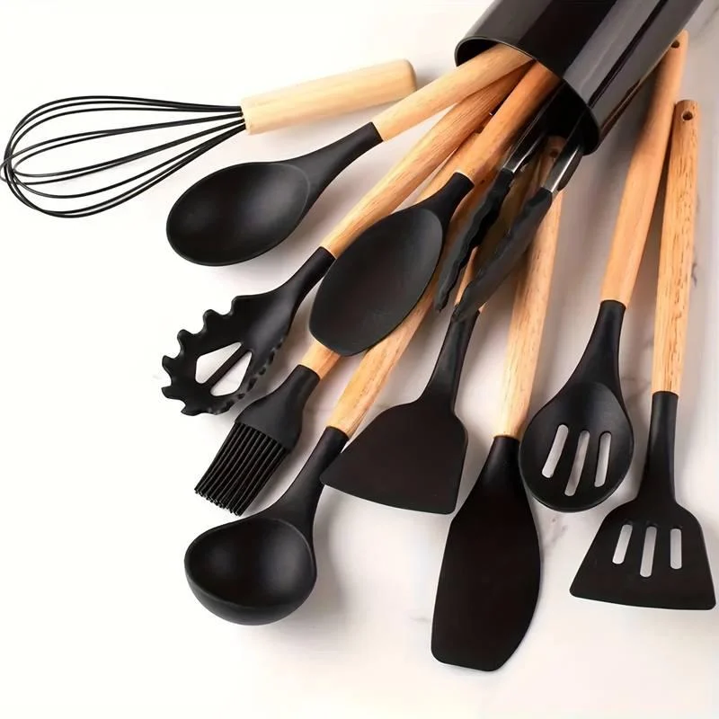 Kitchen Tool Set - Silicone - Non-stick - Heat Resistant -  - #tag1#
