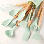 Kitchen Tool Set Silicone Non stick Heat Resistant tag1