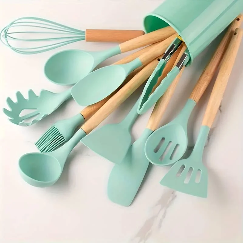 Kitchen Tool Set - Silicone - Non-stick - Heat Resistant -  - #tag1#
