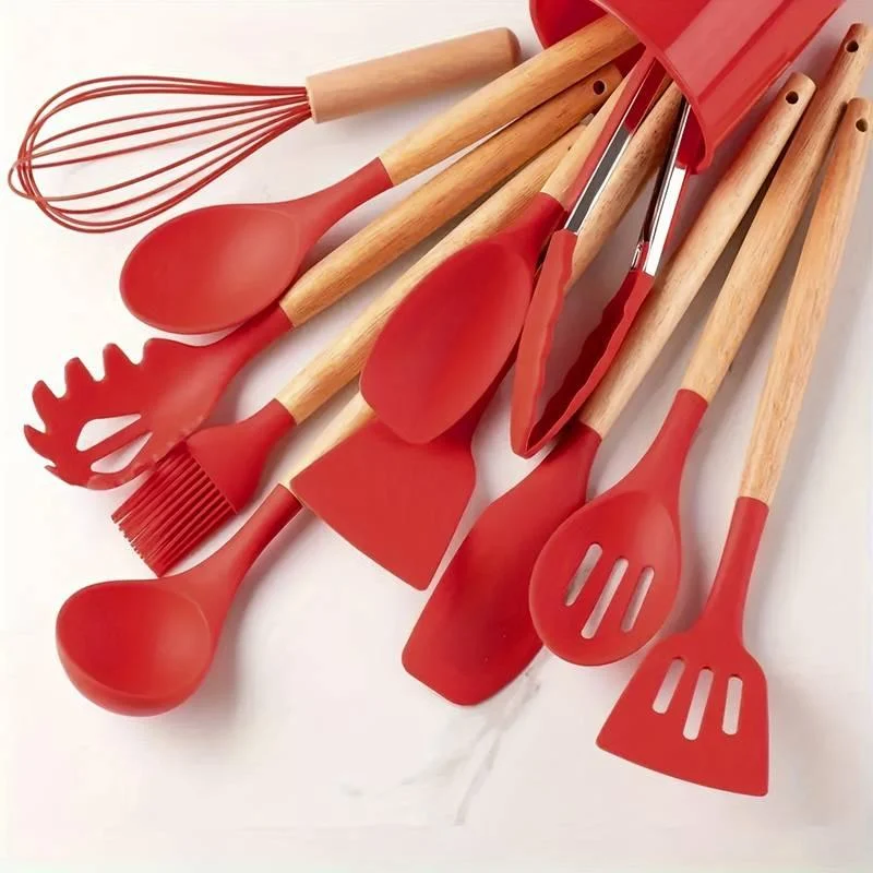 Kitchen Tool Set - Silicone - Non-stick - Heat Resistant -  - #tag1#