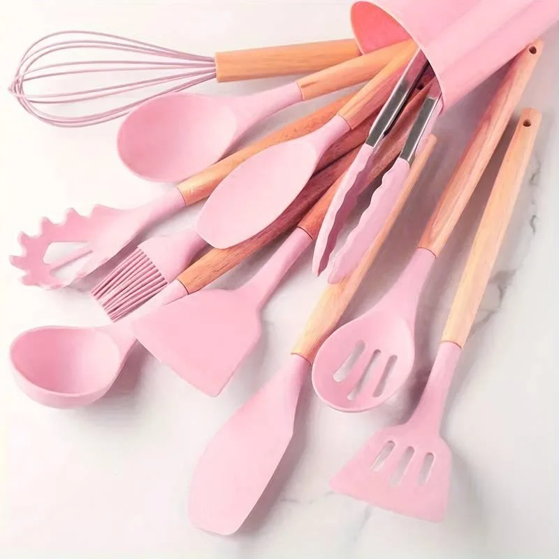 Kitchen Tool Set - Silicone - Non-stick - Heat Resistant -  - #tag1#