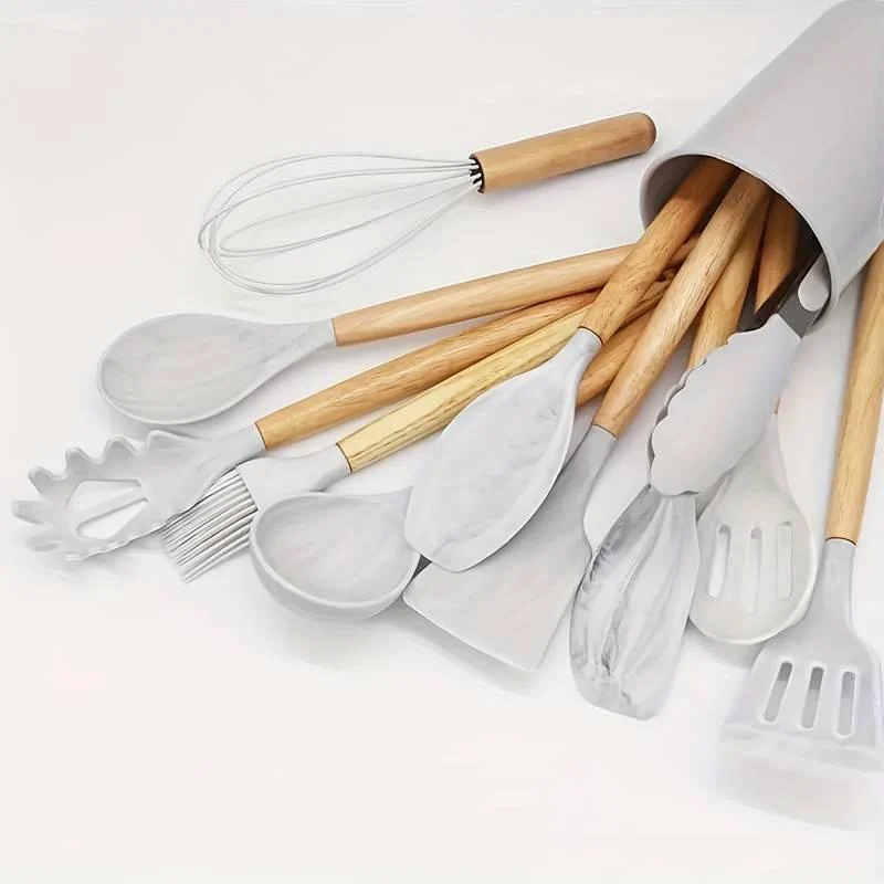 Kitchen Tool Set - Silicone - Non-stick - Heat Resistant -  - #tag1#