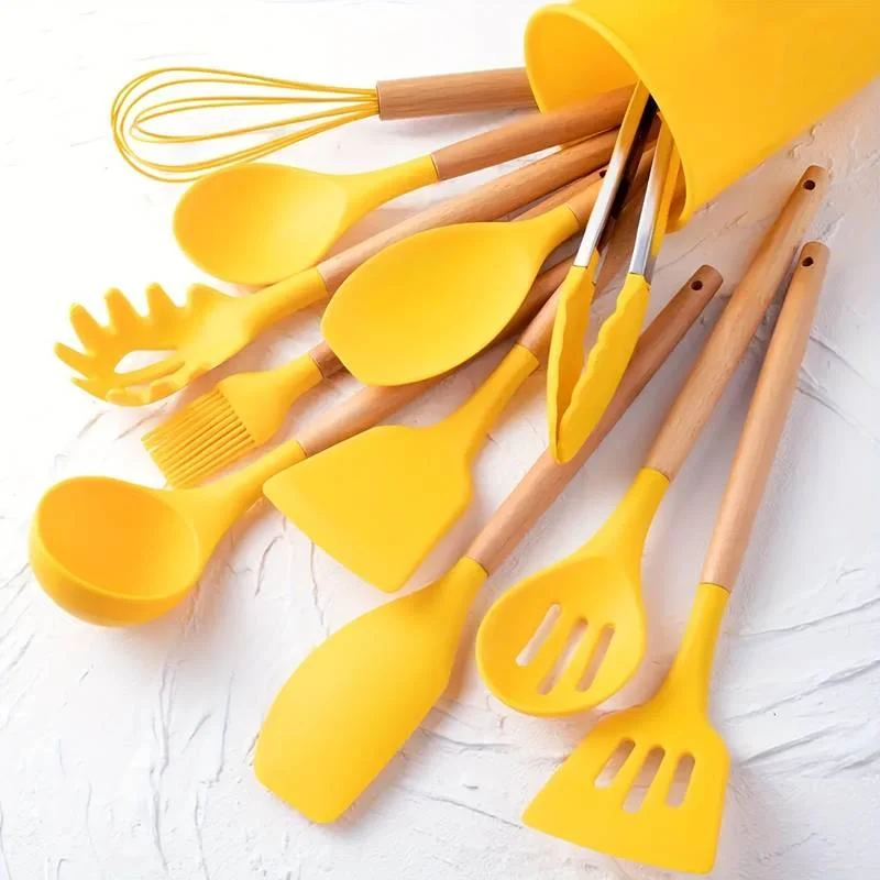 Kitchen Tool Set - Silicone - Non-stick - Heat Resistant -  - #tag1#