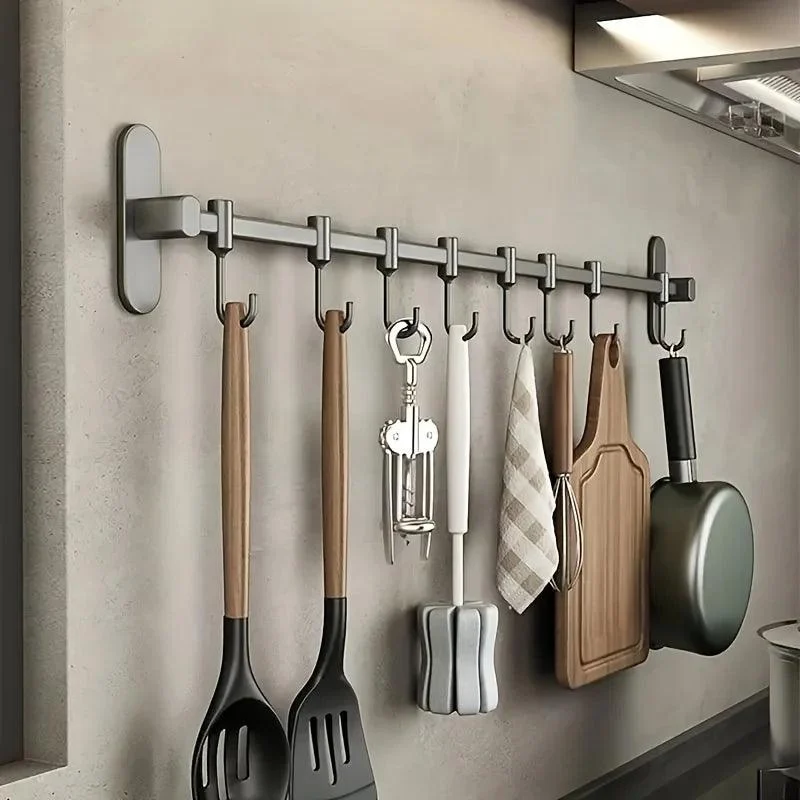 Kitchen Utensil Storage Rack - Multi-Way - Wall Mounted - Pan Lid and Spatula Storage Rack -  - #tag1#